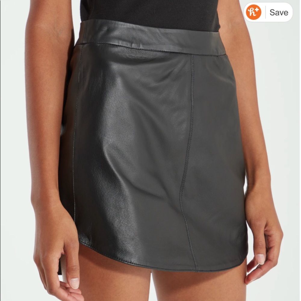 BB Dakota | Conrad Leather Mini Skirt